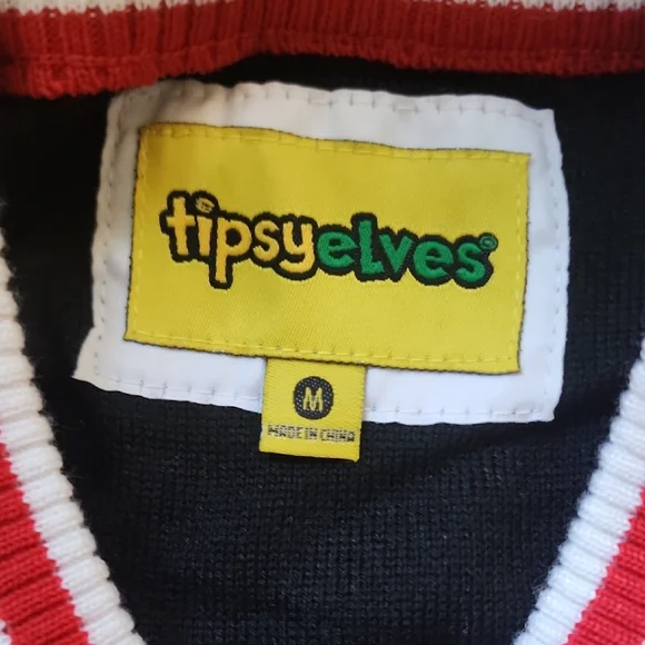 NWT Tipsy Elves Ask Your Mom If I’m Real Santa Christmas Sweater Mens M - Picture 10 of 13